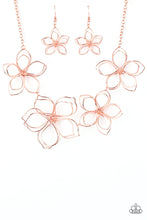 Load image into Gallery viewer, Paparazzi- Flower Garden Fashionista Copper Necklace
