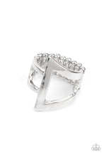 Load image into Gallery viewer, Paparazzi- Rebel Edge Silver Ring
