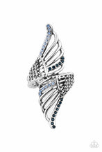 Load image into Gallery viewer, Papparazzi- Angels Among Us Blue Ring
