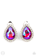 Load image into Gallery viewer, Paparazzi- Cosmic Castles Pink Clip-On Earring
