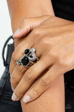 Load image into Gallery viewer, Paparazzi- Demandingly Duchess Black Ring
