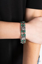 Load image into Gallery viewer, Paparazzi- Definitively Diva Green Bracelet
