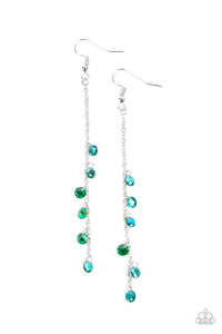 Paparazzi- Extended Eloquence Green Earring