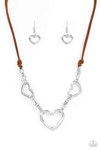 Load image into Gallery viewer, Paparazzi- Fashionable Flirt Brown Necklace
