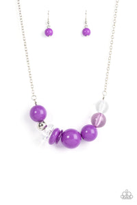 Paparazzi- Bauble Bonanza Purple Necklace