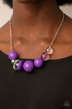 Load image into Gallery viewer, Paparazzi- Bauble Bonanza Purple Necklace

