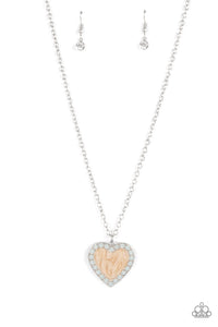 Paparazzi- Heart Full of Luster Brown Necklace