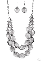 Load image into Gallery viewer, Paparazzi- Icy Illumination Black Necklace
