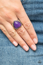 Load image into Gallery viewer, Paparazzi- Stone Age Admirer Purple Ring
