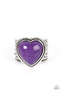 Paparazzi- Stone Age Admirer Purple Ring
