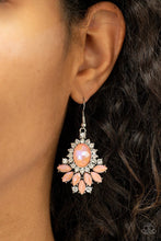 Load image into Gallery viewer, Paparazzi- Magic Spell Sparkle Orange Earring
