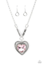Load image into Gallery viewer, Paparazzi- Heart Full of Fabulous Pink Necklace
