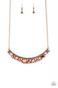 Paparazzi- The Only SMOKE-SHOW In Town Copper Necklace
