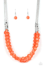 Load image into Gallery viewer, Paparazzi- Pacific Picnic Orange Necklace
