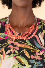 Load image into Gallery viewer, Paparazzi- Pacific Picnic Orange Necklace
