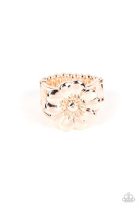 Paparazzi- Floral Farmstead Rose Gold Ring