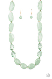 Paparazzi- Private Paradise Green Necklace