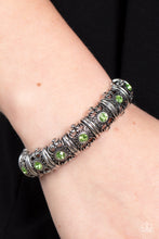 Load image into Gallery viewer, Paparazzi- Ageless Glow Green Bracelet
