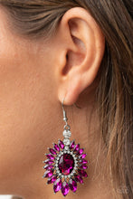 Load image into Gallery viewer, Paparazzi- Big Time Twinkle Pink Earring
