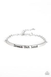 Paparazzi- Dream Out Loud Silver Bracelet