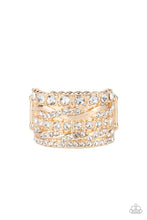 Load image into Gallery viewer, Paparazzi- Exclusive Elegance Gold Ring
