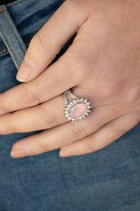 Paparazzi- Iridescently Illuminated Pink Ring