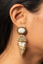 Load image into Gallery viewer, Paparazzi- Earthy Extravagance Gold Post Earring
