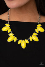 Load image into Gallery viewer, Paparazzi- Viva La Vacation Yellow Necklace
