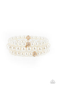 Paparazzi- Here Comes The Heiress Gold Bracelet