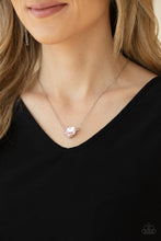 Load image into Gallery viewer, Paparazzi- She Works HEART For The Money Pink Necklace
