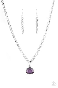 Paparazzi- Gallery Gem Purple Necklace
