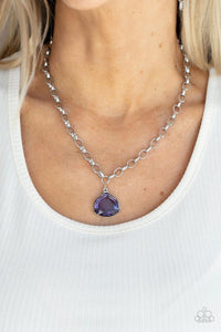 Paparazzi- Gallery Gem Purple Necklace