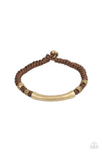 Load image into Gallery viewer, Paparazzi- Grounded in Grit Brown Urban Bracelet
