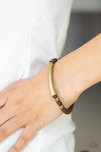 Load image into Gallery viewer, Paparazzi- Grounded in Grit Brown Urban Bracelet
