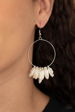 Load image into Gallery viewer, Paparazzi- Sailboats and Seashells White Earring
