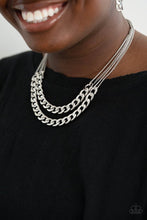 Load image into Gallery viewer, Paparazzi- Urban Culture Silver Necklace
