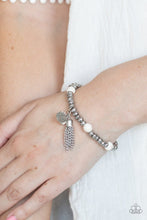 Load image into Gallery viewer, Paparazzi- Whimsically Wanderlust White Bracelet
