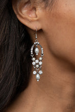Load image into Gallery viewer, Paparazzi- Back In The Spotlight White Earring
