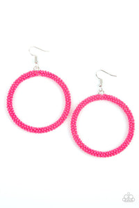 Paparazzi- Beauty and the BEACH Pink Earring