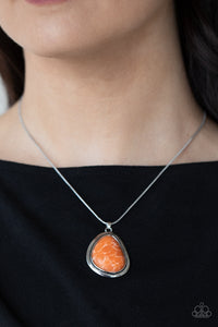 Paparazzi- Canyon Oasis Orange Necklace
