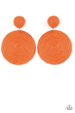 Load image into Gallery viewer, Paparazzi- Circulate The Room Orange Post Earring
