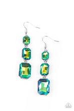Load image into Gallery viewer, Paparazzi- Cosmic Red Carpet Green Earring
