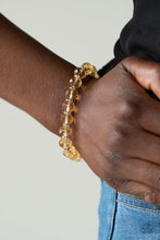 Load image into Gallery viewer, Paparazzi- Crystal Candelabras Gold  Bracelet
