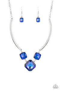 Paparazzi- Divine IRIDESCENCE Blue Necklace