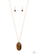 Load image into Gallery viewer, Paparazzi- Elemental Elegance Brown Necklace
