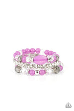 Load image into Gallery viewer, Paparazzi- Ethereal Etiquette Purple Bracelet
