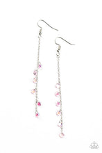 Load image into Gallery viewer, Paparazzi- Extended Eloquence Pink Earring
