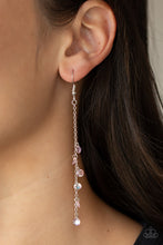 Load image into Gallery viewer, Paparazzi- Extended Eloquence Pink Earring
