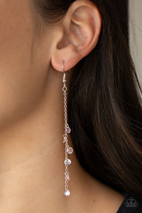 Paparazzi- Extended Eloquence Pink Earring