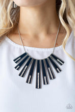 Load image into Gallery viewer, Paparazzi- FAN-tastically Deco Blue Necklace
